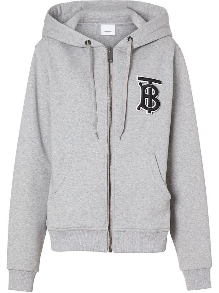 Burberry Monogram Motif Hoodie - Grey