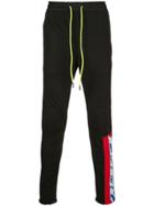 Iceberg Logo Print Track Trousers - Black