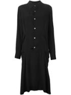 Yohji Yamamoto Vintage Cut-out Shirt Dress, Women's, Size: 3, Black