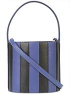 Staud Grace Striped Bucket Bag - Blue