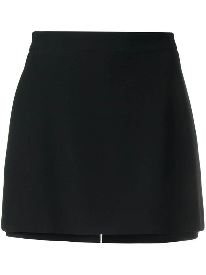 Alexander Mcqueen Layered Mini Skirt - Black