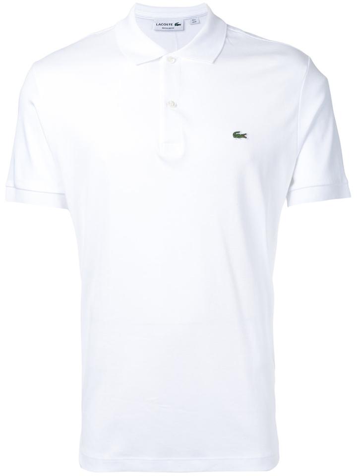 Lacoste - Logo Patch Polo Shirt - Men - Cotton - 3, White, Cotton