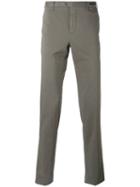 Pt01 - Skinny Tailored Trousers - Men - Silk/cotton/spandex/elastane - 54, Brown, Silk/cotton/spandex/elastane