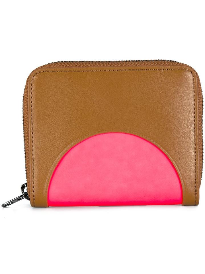 Kenzo 'curved' Colour Block Wallet