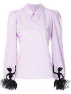 Vivetta Ballerina Print Blouse - Pink & Purple