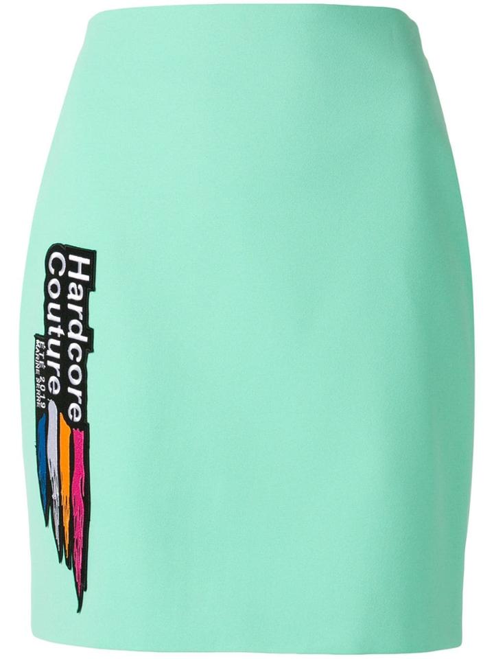 Marine Serre Hardcore Couture Mini Skirt - Green