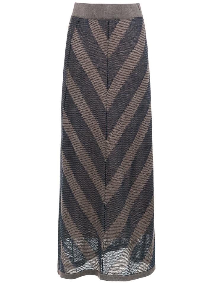 Alcaçuz Glaucia Long Skirt - Blue