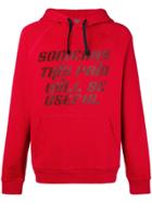 Lanvin Graphic Print Hoodie - Red