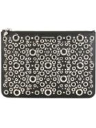 Alexander Mcqueen Eyelet Embellished Clutch