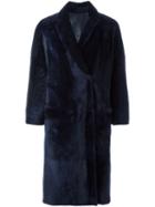 Brunello Cucinelli Double Breasted Fur Coat