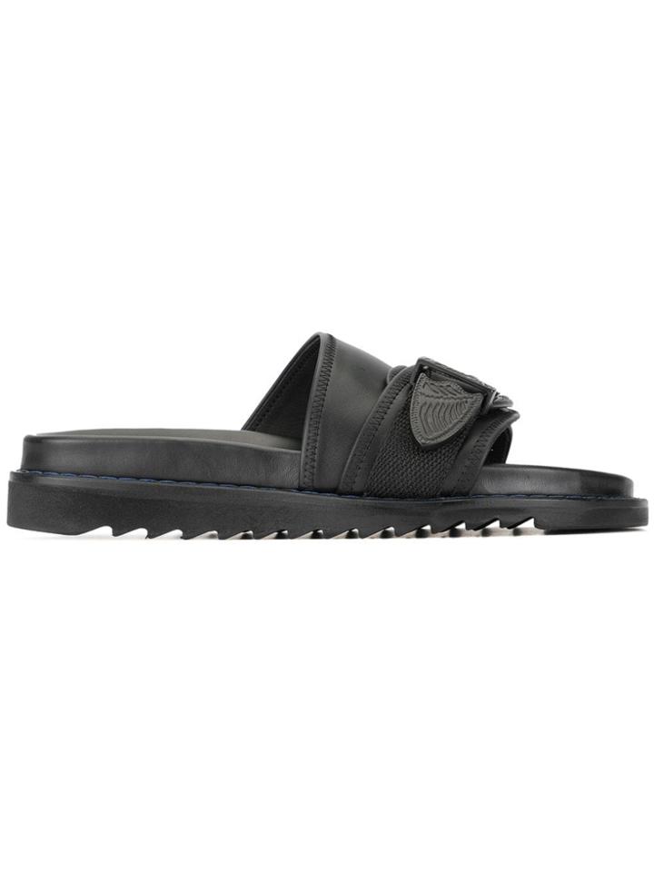 Toga Virilis Buckled Strap Sandals - Black