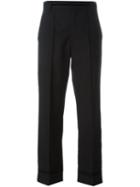 Marc Jacobs Tailored Trousers, Women's, Size: 10, Black, Silk/wool
