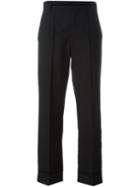 Marc Jacobs Tailored Trousers, Women's, Size: 10, Black, Silk/wool
