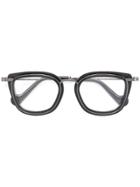 Moncler Square Frame Glasses - Black