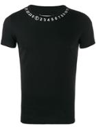 Maison Margiela Number Print Crew Neck T-shirt - Black
