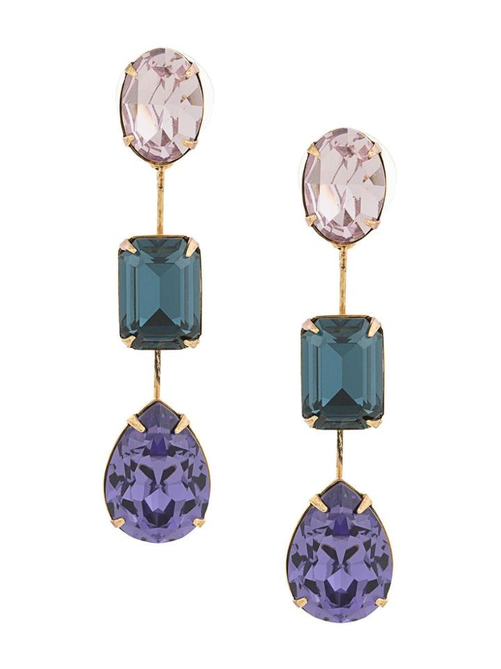 Jennifer Behr Multicoloured Drop Earrings - Metallic