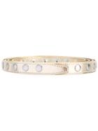Mm6 Maison Margiela Metallic (grey) Studded Belt, Women's, Polyamide/polyester/polyethylene