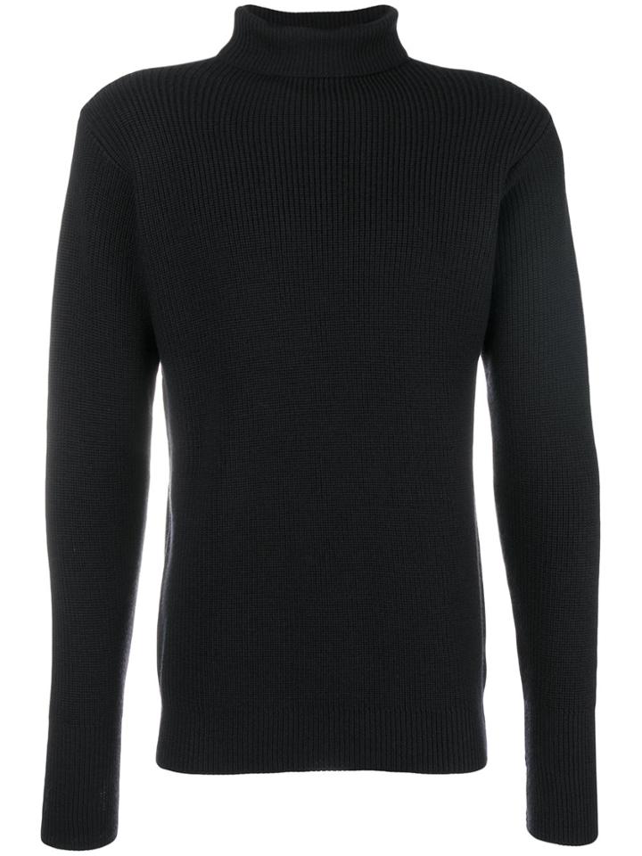 Barena Ribbed Roll Neck Sweater - Blue