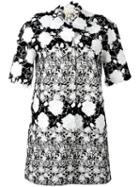 Giambattista Valli Floral Lace Long Bomber Jacket, Women's, Size: 44, White, Cotton/polyester/polyamide