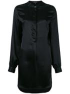 Ann Demeulemeester Mini Shirt Dress - Black