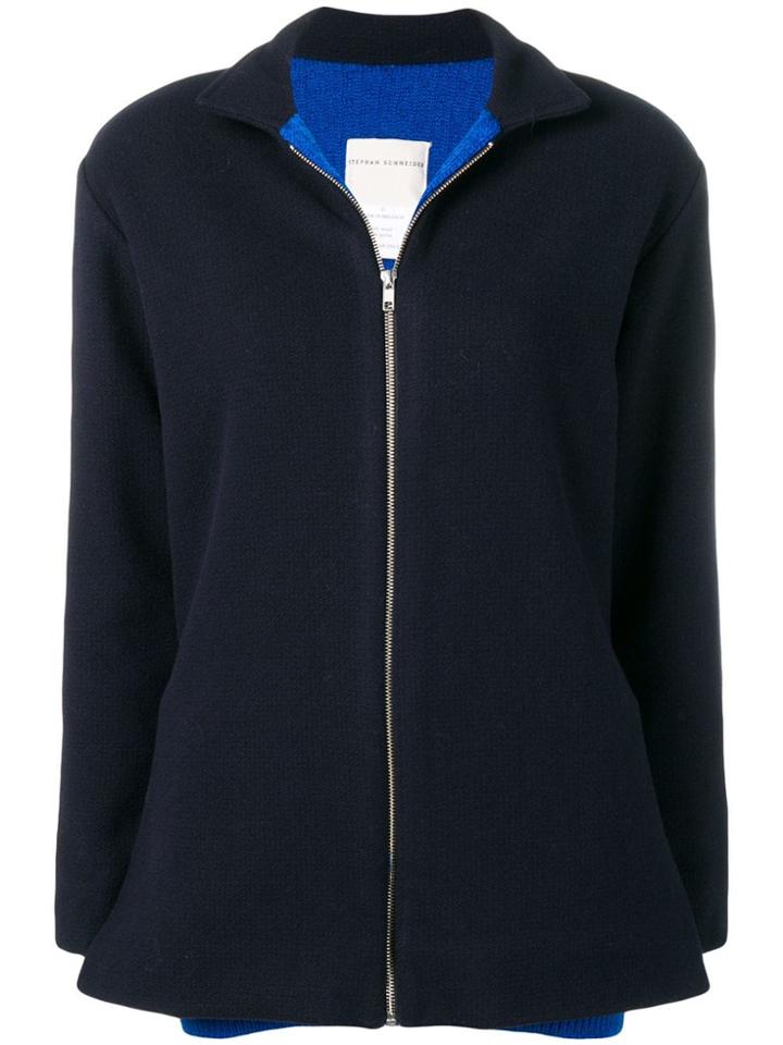 Stephan Schneider Knitted Sports Jacket - Blue