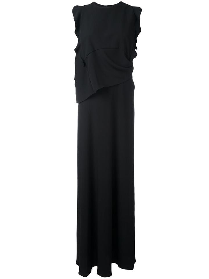 Carven Ruffled Detailing Long Dress