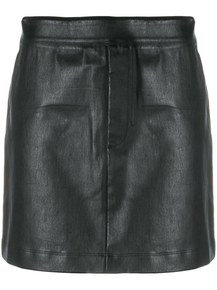 Helmut Lang Stretch Mini Skirt - Black