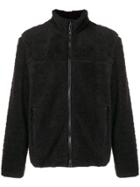 Stussy Furry Zip Jacket - Black