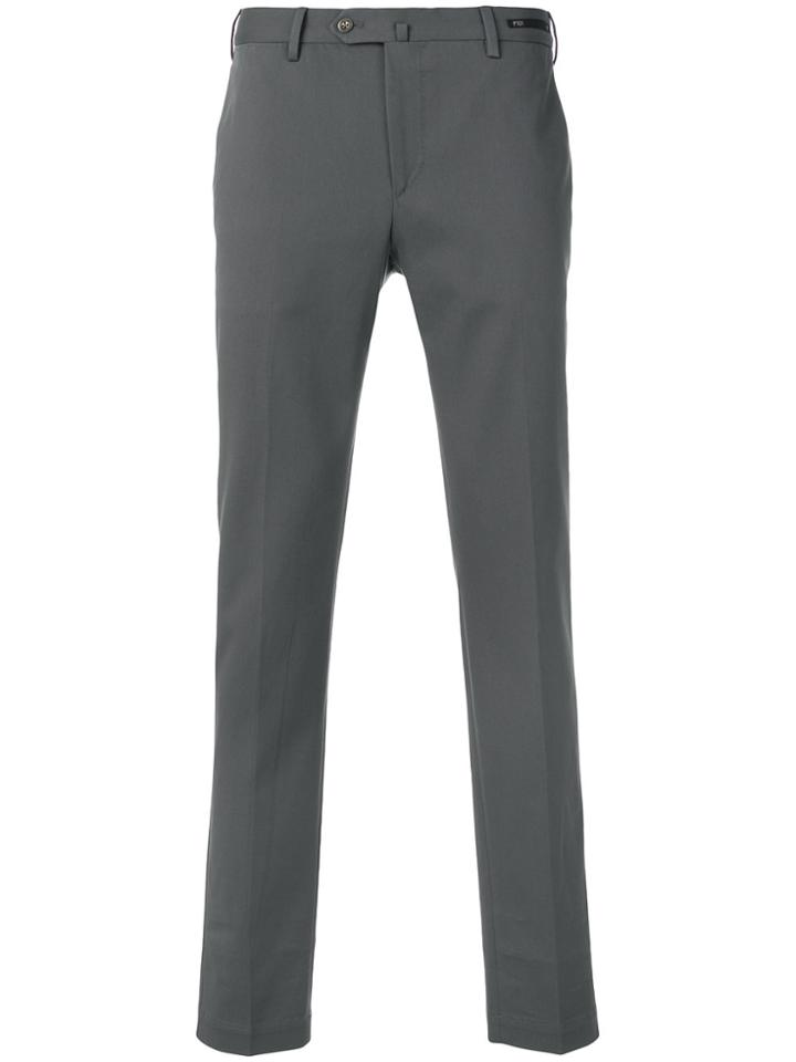 Pt01 Straight Leg Trousers - Grey