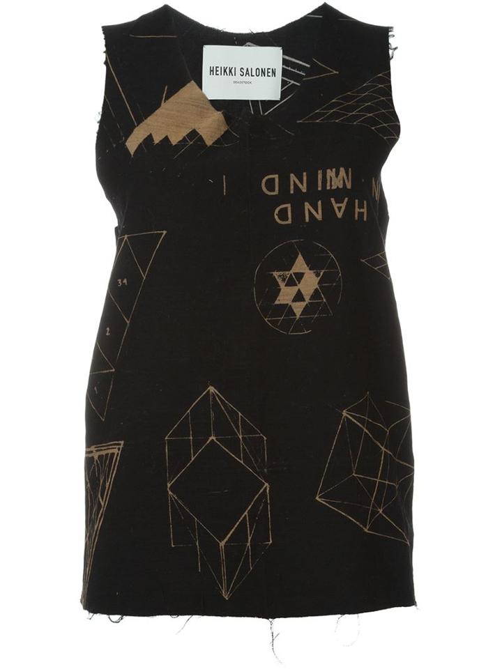 Heikki Salonen Printed Sleeveless Top