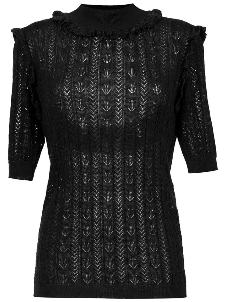 Andrea Bogosian Knitted Top - Black