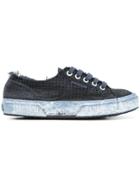 Massimo Alba Superga X Massimo Alba Worn Tennis Sneakers - Blue