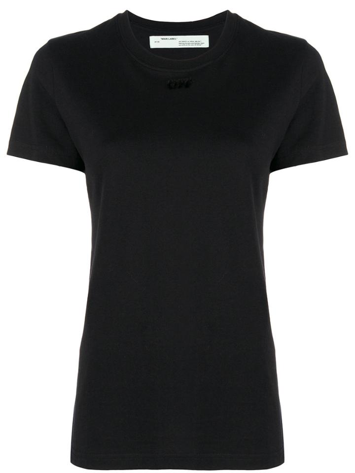 Off-white Logo Back T-shirt - Black