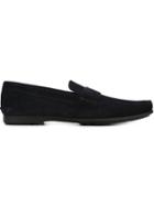 Church S Classic Penny Loafers, Men's, Size: 10, Blue, Suede/rubber