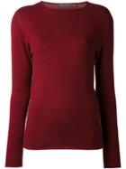 Denis Colomb Cashmere Boyfriend Sweater - Red
