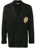 Roberto Cavalli Embroidered Logo Jacket - Black
