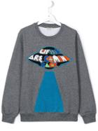 Kenzo Kids 'ufo' Sweatshirt, Boy's, Size: 16 Yrs, Grey