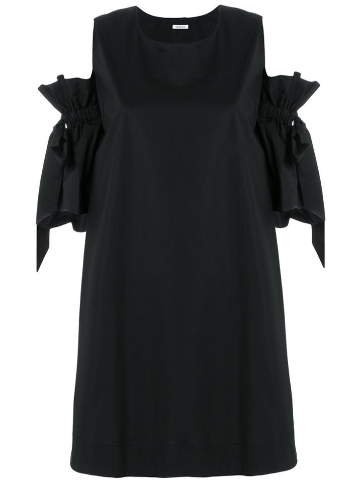 P.a.r.o.s.h. Bow-tie Sleeve Dress - Black