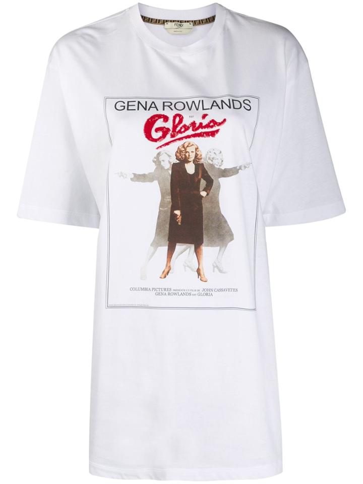 Fendi Photographic Print Gloria T-shirt - White