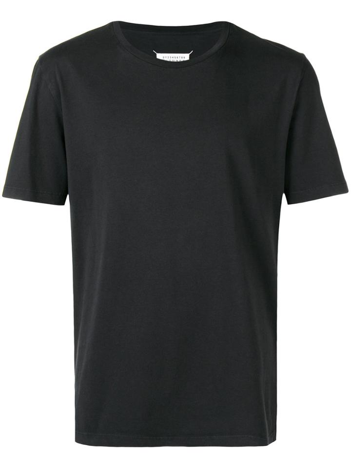 Maison Margiela Shortsleeved Loose Fit T-shirt - Black