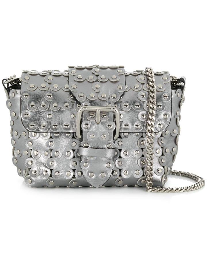 Red Valentino Red(v) Studded Cross-body Bag - Grey