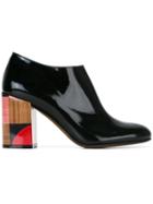 L'autre Chose Geometric Print Heel Boots