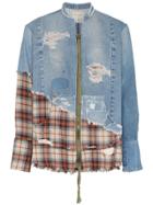 Greg Lauren Greg Zip Bmbr Jkt W Shrt Dtls - Blue