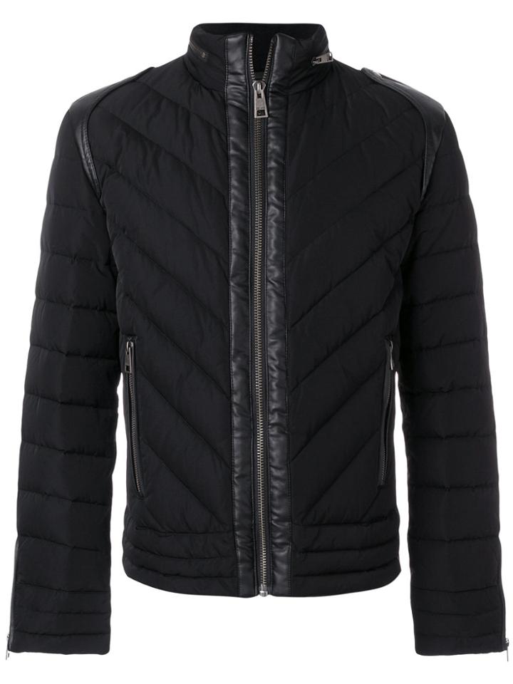 Just Cavalli Padded Zip Jacket - Black