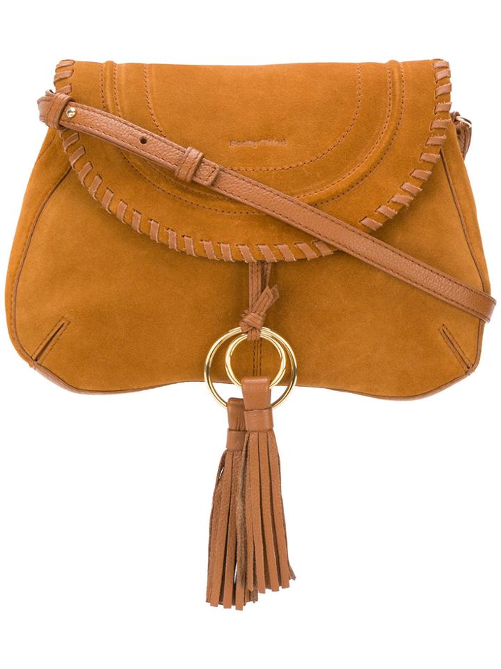 See By Chloé Tassel Detail Shoulder Bag - Brown