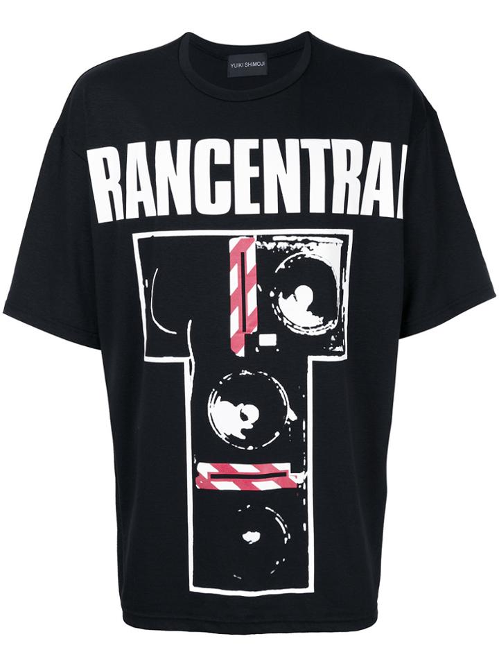 Yuiki Shimoji Graphic Printed T-shirt - Black