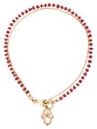 Astley Clarke 'hamsa Fine Biography' Ruby And Diamond Bracelet, Women's, Red
