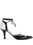 Chanel Pre-owned 2000's Tied Ankle Pumps - Black