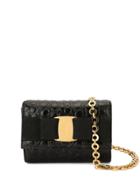 Salvatore Ferragamo Pre-owned Vara Bow Cross Body Bag - Black