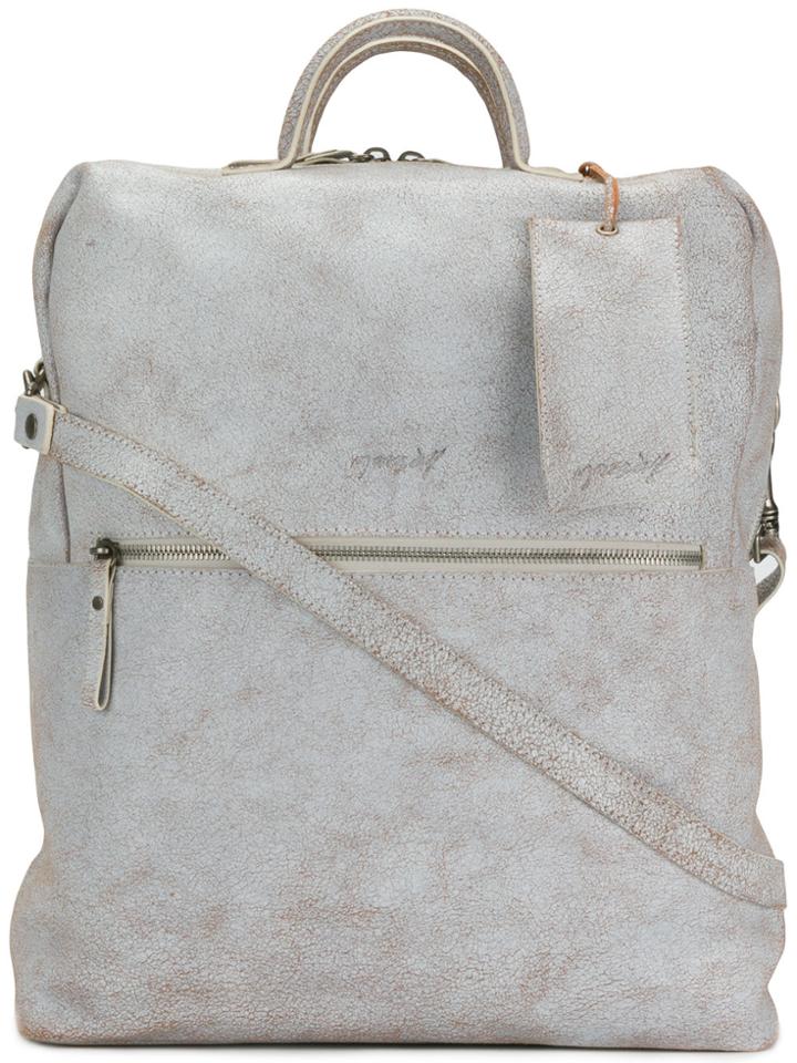 Marsèll Worn Effect Backpack - Nude & Neutrals